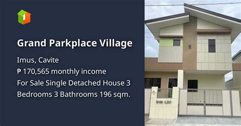 Parkplace village imus cavite Properties .